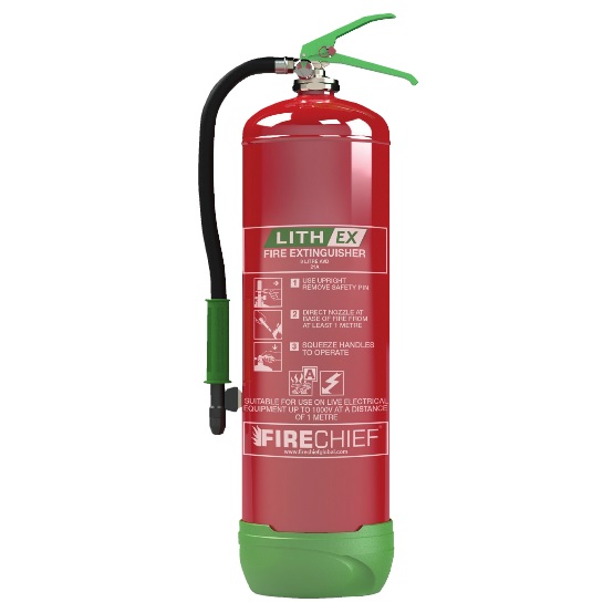 Lith-Ex Fire Extinguishers For Lithium Battery Fires Lith-Ex Fire Extinguishers For Lithium Battery Fires