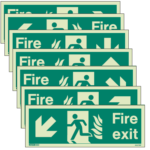 NHS Fire Exit Signs