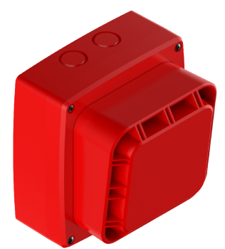 Zeta 10-030 Wi-Fyre Wireless Sounder c/w Batteries - Red