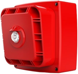 Zeta 10-032 Wi-Fyre Wireless Sounder & Visual Indicator c/w Batteries - Red