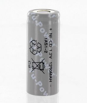 Yuasa 1AR1-8 1.2V 1800mAh Ni-Cad 7/5 A Cell Battery