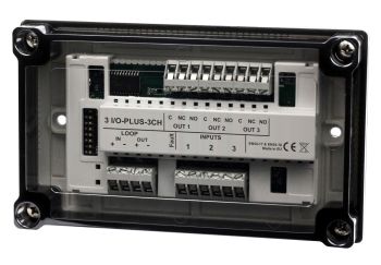 GFE 3 I/O-PLUS Addressable Triple I/O Module With Isolator & Dual Gang Box
