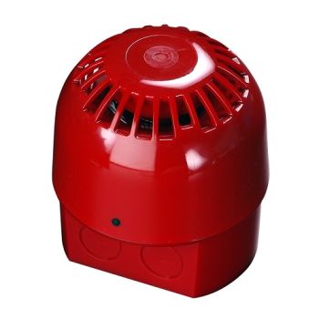 Apollo 55000-018 Alarmsense Sounder - Red Two Wire Open Area Sounder
