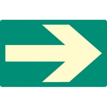 Arrow Floor Marking Sign - Photoluminescent - 58665