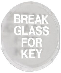 STI 6725 Spare Glass For Break Glass Key Box STI6725
