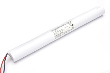6 Cell Emergency Light Battery Pack 7.2V 4Ah D Size - Inline - 6DH4-0L4