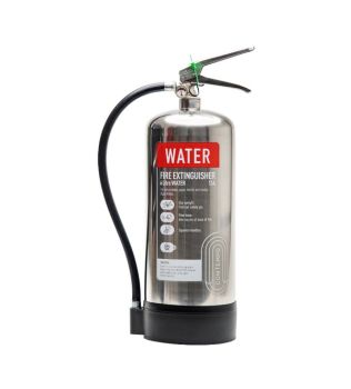 Contempo 6Ltr Water Stainless Steel Fire Extinguisher - CX-PWA-006-DSS
