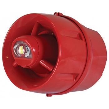 C-Tec BF433C/CC/DR/65 ActiV Conventional Weatherproof Hi-Output W-2.75-9 Wall VAD c/w 100dB(A) Sounder - Deep Base
