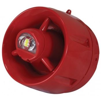C-Tec BF433C/CC/SR ActiV Conventional Hi-Output W-2.75-9 Wall VAD c/w 100dB(A) Sounder - Shallow Base