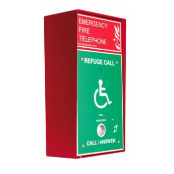 Cameo Systems CRT/GRS/R Combined Surface Mount Disabled Refuge & Fire Telephone - Radial Wired