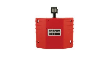 Dorgard Acoustic (Wire Free) Door Retainer (Red)