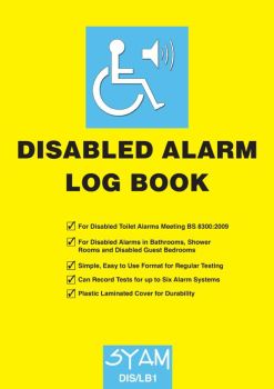 Disabled Toilet Alarm Log Book - SYAM DIS/LB1