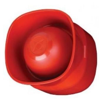 Eaton EF009WP BiWire Wall Mounted Weatherproof Sounder - Red