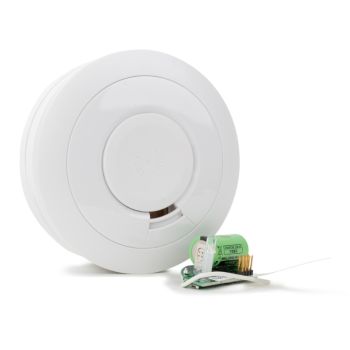 Aico Ei650RF Battery Powered Optical Smoke Detector With Wireless Interlink Facility