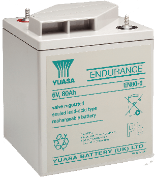 Yuasa EN80-6 Endurance Lead Acid Battery - 80Ah 6V