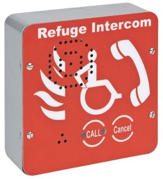 Eaton CFVCSHF VoCall Type B Outstation - Surface Mounted - Red