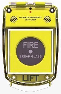 Sigma Smart Guard Protective Break Glass Cover - Surface Mounted - Yellow - SG-S-Y