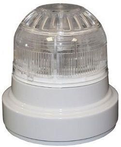 EMS FC-310-011 Firecell Wireless Sounder Beacon - White With Clear Lens