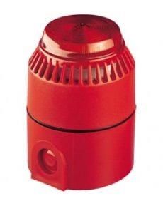 Fulleon FL/RL/R/D SWITCH Flashni Sounder & Xenon Beacon With Deep Base - Red Body Red Lens