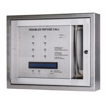 Kentec K41108SST Safe-Point EVCS 8 Line Central Unit With OLED Display & Radial Wiring - Surface Version