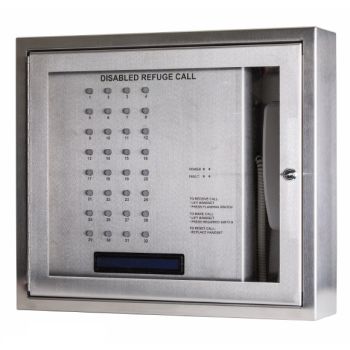 Kentec K41232FST Safe-Point EVCS 32 Line Central Unit With OLED Display & Loop Wiring - Flush Version