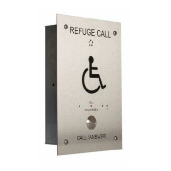 Kentec K41300NST Type B Emergency Voice Communication System Outstation - Stainless Steel