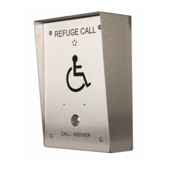 Kentec K41400SST Type B Weather Resistant Emergency Voice Communication System Outstation - Stainless Steel