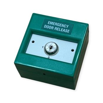 KAC K20DGS-11 Double Pole 2 Position Keyswitch - Green