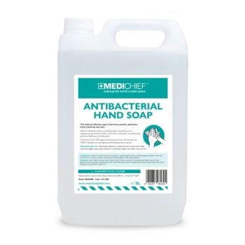 Medichief 5 Litre Antibacterial Hand Soap - MAS5000