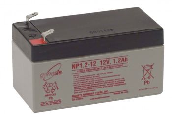 Enersys NP1.2Ah-12 Genesis NP 1.2Ah 12V Sealed Rechargeable Lead Acid Battery