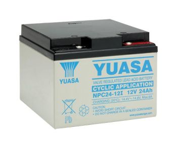 Yuasa Cyclic Battery NPC24-12I - NPC 24Ah 12V Rechargeable