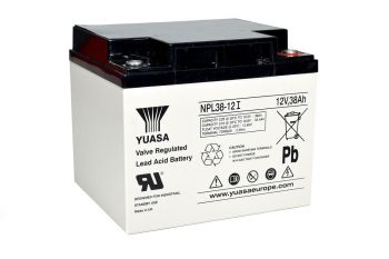 Yuasa NPL38-12I Long Life Lead Acid Battery - 38Ah 12V