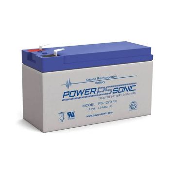 Powersonic PS1270FR 7Ah 12V Sealed Lead Acid Battery - Flame Retardant