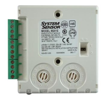 System Sensor M201E Output Control Module Fire Alarm Addressable
