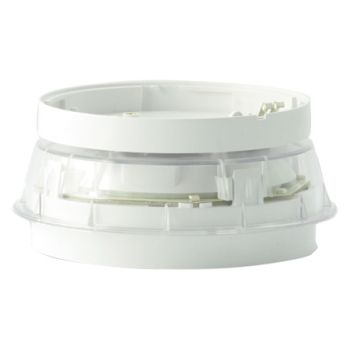 System Sensor BSS-PC-I00 Sounder Beacon Base With Isolator - White Body & Clear Lens