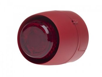 Cranford Controls VCL-DB-RB/RL Vocalarm Sounder Beacon - Deep Base Red Body Red Lens (508-020)