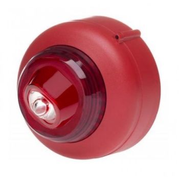 Cranford Controls VXB-1EVAD W DB RB RF Wall Mounted Beacon - Deep Base Red Body Red Flash (512-306)