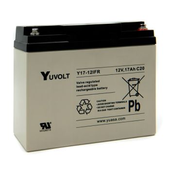 Yuasa Y17-12IFR Yucel 17Ah 12V Flame Retardent SLA Battery