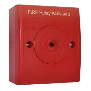 Vimpex 10-2710RSR-S Identifire Auxiliary 24V Relay Surface Mount - Red
