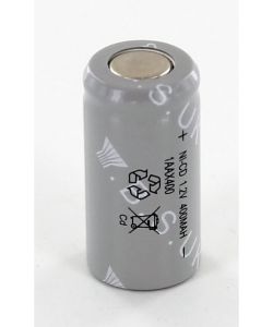 Yuasa 1AAX400 1.2V 400mAh Ni-Cad 2/3 AA Cell Battery