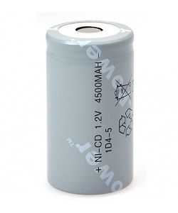 Yuasa 1D5-0 1.2V 5000mAh Ni-Cad D Cell Battery