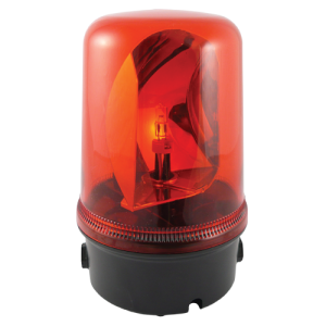 E2S B400RTH024B/R Rotating Beacon - Red Lens (312-011)