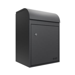 Fulham Medium Front Access Wall Mountable Secure Parcel Box - Anthracite