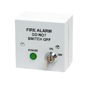 Fire Alarm Mains Isolator Switch - BS5839 Compliant - White 