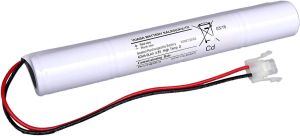 Yuasa 4DH4-5LA4 4.8V 4500mAh Ni-Cad Battery With Leads and AMP Connector