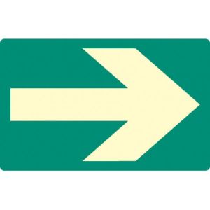 Arrow Floor Marking Sign - Photoluminescent - 58665