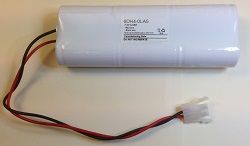 Yuasa 6DH4-5LA5 7.2V 4500mAh Ni-Cad Battery With Leads and AMP Connector