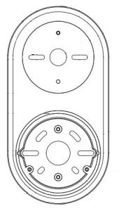 Hosiden Besson Combination Bracket for Sounders and Strobes - 8503000