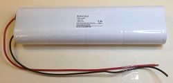 Yuasa 8DH4-0L5 9.6V 4000mAh Ni-Cad Battery With Leads