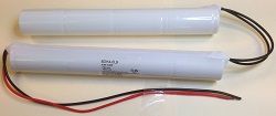 Yuasa 8DH4-5LA9 9.6V 4500mAh Ni-Cad Battery With Leads And AMP Connector